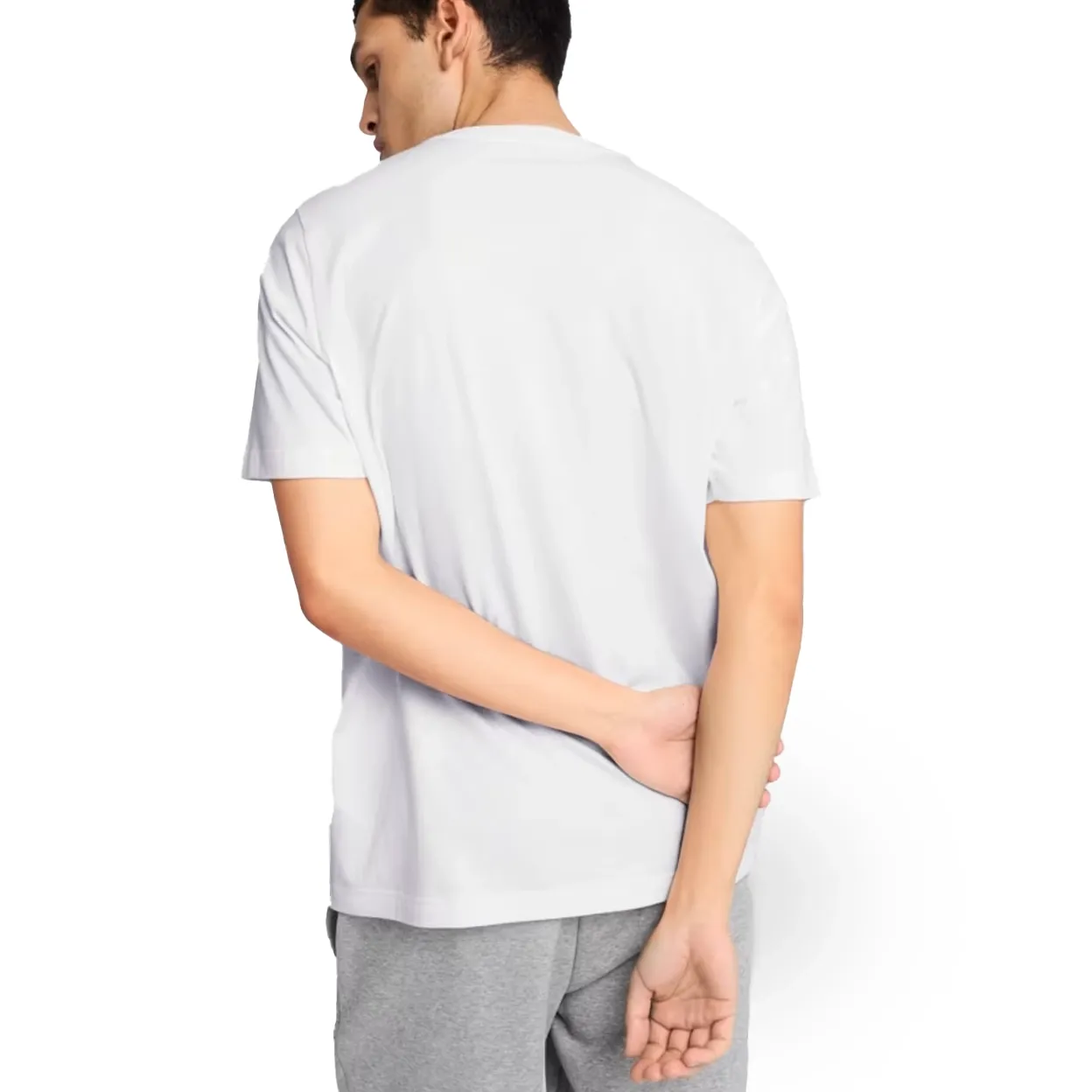 Puma Camiseta 682534-02 M ESS SMALL NO.1 White Algodao -1-